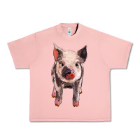 Salmon pig Urban Heavy Tee - BarkalooDesign