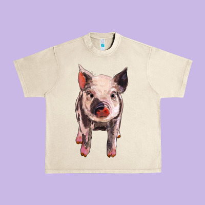 Pig Urban Heavy Tee Designed By Barkaloodesign
