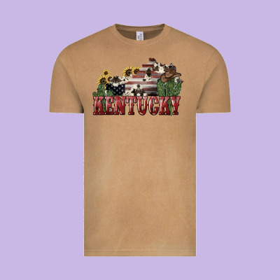 Kentucky Vintage Tee Designed By Nancycooperartshop