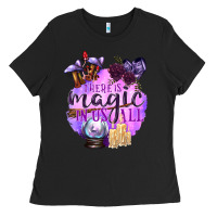 Black There Is Magic In Us All Ladies Tee - texasbilliewilder