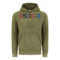 Vintage Olive america 4th of july Vintage Hoodie - Artiststas