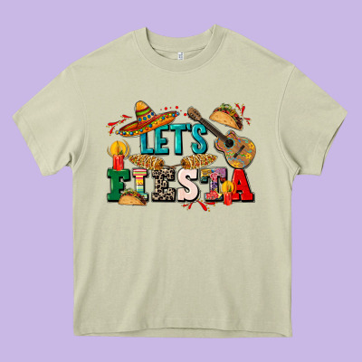 Let's Fiesta Heavy Core Tee Designed By Cts Tumbler Store