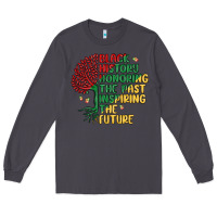 Smoke black history honoring the past inspiring the futu Long Sleeve Tee - MaliasSmallBusiness