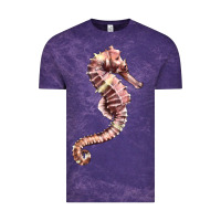 Pink Seahorse Vintage Tee | Teevron