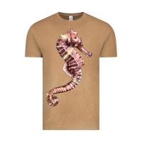 Vintage Camel pink seahorse Vintage Tee - LillyAllenDesigns