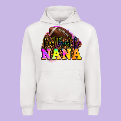 Football Nana Urban Hoodie Designed By Oliviacreatesart
