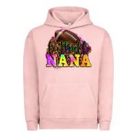 Pigment Salmon football nana Urban Hoodie - OliviaCreatesArt