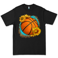 Black western basketball with sunflower Premium Tee - HRA Design Shop