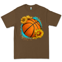 Cacao western basketball with sunflower Premium Tee - HRA Design Shop