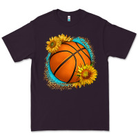 Plum western basketball with sunflower Premium Tee - HRA Design Shop
