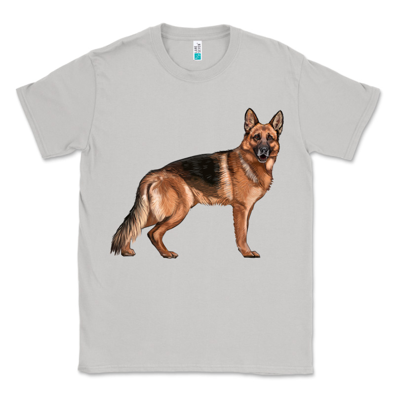 German Shepherd Dog Illustrations Classic Tee by LillyAllenDesigns | Teevron