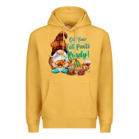 Mustard Get your fat pants ready Premium Hoodie - NancyCooperArtShop