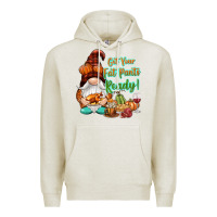 Oatmeal Heather Get your fat pants ready Premium Hoodie - NancyCooperArtShop