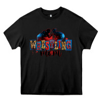Black wrestling mom Heavy Core Tee - Zillion Design Studio