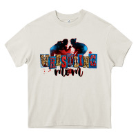 Cream wrestling mom Heavy Core Tee - Zillion Design Studio