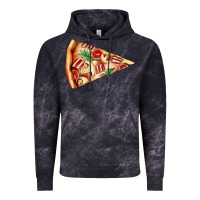 Cloud Black pizza slice Vintage Hoodie - AdoDesignShop