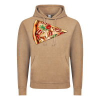 Vintage Coffee pizza slice Vintage Hoodie - AdoDesignShop