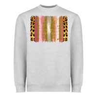 Heather Grey XOXO Brushstrokes Valentines Day Heavyweight Sweatshirt - Jasminsmagicworld