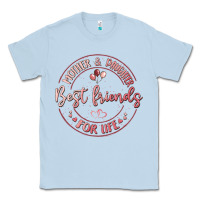Dusty Blue mother and daughter best friends for life Classic Tee - MaliasSmallBusiness
