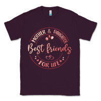 Plum mother and daughter best friends for life Classic Tee - MaliasSmallBusiness