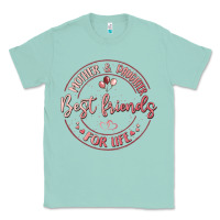 Seafoam mother and daughter best friends for life Classic Tee - MaliasSmallBusiness