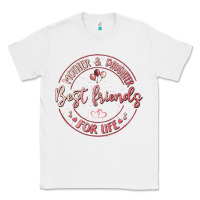 White mother and daughter best friends for life Classic Tee - MaliasSmallBusiness