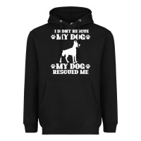 Black rescue dog Heavyweight Hoodie - Bettercallsaul