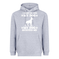Heather Grey rescue dog Heavyweight Hoodie - Bettercallsaul