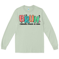 Matcha bruh formerly known as mom Long Sleeve Tee - MaliasSmallBusiness