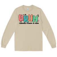 Mushroom bruh formerly known as mom Long Sleeve Tee - MaliasSmallBusiness