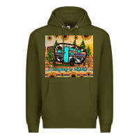 Army Green camping is intents Premium Hoodie - JahusDesignShop