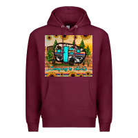 Burgundy camping is intents Premium Hoodie - JahusDesignShop