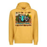 Mustard camping is intents Premium Hoodie - JahusDesignShop