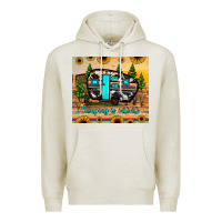 Oatmeal Heather camping is intents Premium Hoodie - JahusDesignShop