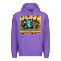 Purple camping is intents Premium Hoodie - JahusDesignShop