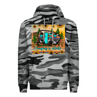Slate Camo camping is intents Premium Hoodie - JahusDesignShop