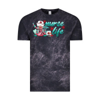 Cloud Black nurse life gnomies Vintage Tee - BarkalooDesign
