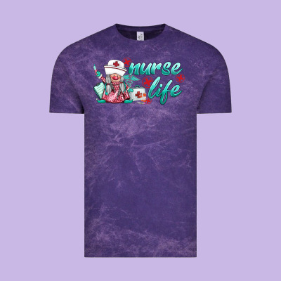 Nurse Life Gnomies Vintage Tee Designed By Barkaloodesign
