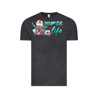 Vintage Black nurse life gnomies Vintage Tee - BarkalooDesign