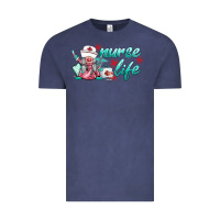 Vintage Denim nurse life gnomies Vintage Tee - BarkalooDesign