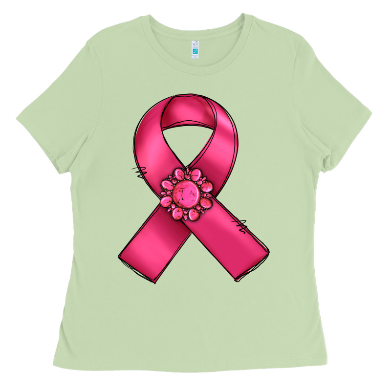 Breast Cancer Awareness Ribbon Ladies Tee by RanaPortraitStore | Teevron