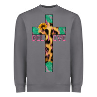 Storm Believe Cross Heavyweight Sweatshirt - Jasminsmagicworld