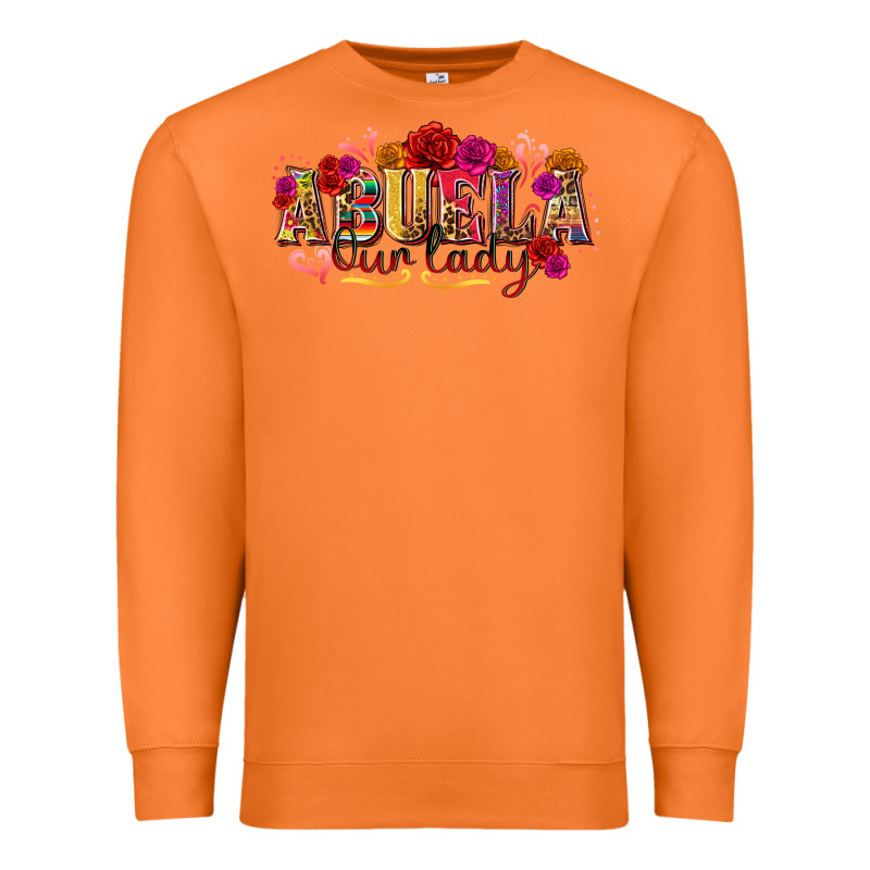 Abuela Our Lady Premium Sweatshirt by texasbilliewilder | Teevron