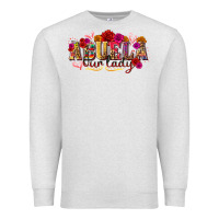 Oatmeal Heather Abuela Our Lady Premium Sweatshirt - texasbilliewilder