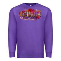 Purple Abuela Our Lady Premium Sweatshirt - texasbilliewilder