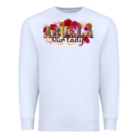 White Abuela Our Lady Premium Sweatshirt - texasbilliewilder