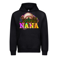 Black baseball nana Urban Hoodie - OliviaCreatesArt