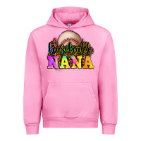 Fuchsia Pink baseball nana Urban Hoodie - OliviaCreatesArt