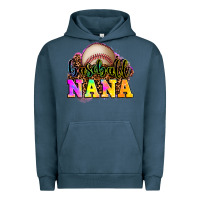 Pigment Midnight Navy baseball nana Urban Hoodie - OliviaCreatesArt