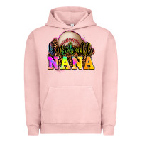 Pigment Salmon baseball nana Urban Hoodie - OliviaCreatesArt
